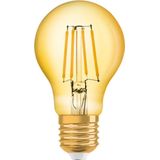 OSRAM Vintage Edition 1906 LED-lamp met gloeidraad, E27-fitting, standaardvorm, ambergoud, warmwit, 2500 K, 4 W (komt overeen met 35 W)