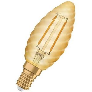 OSRAM LED lamp | Lampvoet: E14 | Warm wit | 2400 K | 2,50 W | Vintage 1906 LED [Energie-efficiëntieklasse A++]