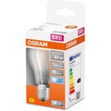 OSRAM 4058075303409 LED-lamp Energielabel E (A - G) E27 Peer 4 W = 40 W Koudwit (Ø x l) 60 mm x 105 mm 1 stuk(s)