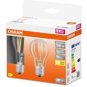 Osram Ledlamp Retrofit Classic Warm Wit A E27 11w 2st. | Lichtbronnen
