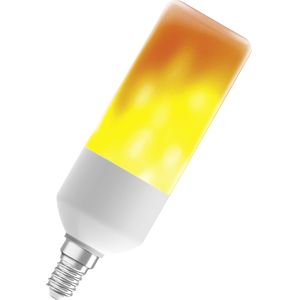 OSRAM LED lamp | Lampvoet: E14 | Warm comfortlicht | 1500 K | 0,50 W | mat | LED STAR STICK [Energie-efficiëntieklasse A+]