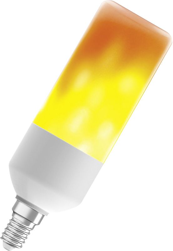 Osram - LED Lamp - E14 - Buislamp T45 - Vlameffect - Mat - 1500K - 0.5W
