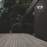 LEDVANCE Endura Style Solar-wandlamp, roestvrij staal, 6 W, zwart, Eén maat
