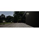 LEDVANCE Endura Style Solar-wandlamp, roestvrij staal, 6 W, zwart, Eén maat