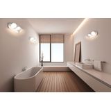 LEDVANCE LED Spot Wandlamp Drievoudig - 3 x 7W - IP44 - Wit - Warm / Koud