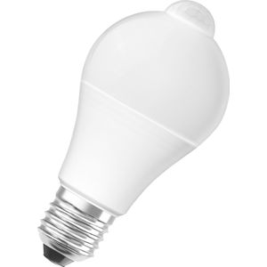 OSRAM LED lamp | Lampvoet: E27 | Warm wit | 2700 K | 10 W | mat | LED STAR MOTION SENSOR CLASSIC A [Energie-efficiëntieklasse A+]