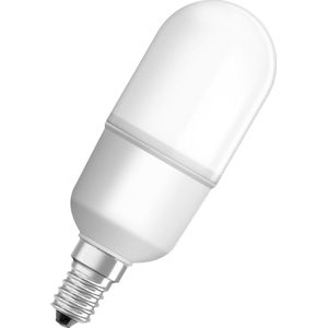 OSRAM Star STICK LED-lamp, fitting: E14, koud wit, 4000 K, 9-10 W, komt overeen met 75 W, LED STAR STICK, mat, één maat - verpakking kan afwijken