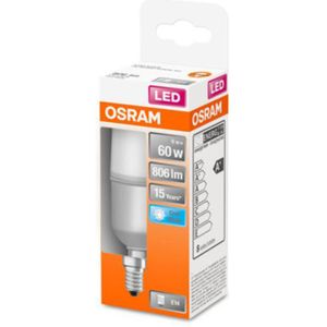 OSRAM LED-lampen | fitting: E14 | koud wit | 4000 K | 8 W | komt overeen met 60 W | LED Star Stick