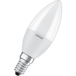 OSRAM 4058075428546 LED-lamp Energielabel F (A - G) E14 Kaars 7 W = 60 W Warmwit (Ø x l) 39 mm x 115 mm 1 stuk(s)