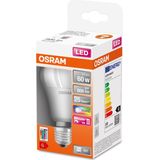 OSRAM LED lamp - Lampvoet: E27 - Warm wit - 27- K - 9 W - mat - LED Retrofit