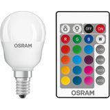 OSRAM ledlamp. Lampfitting: E14 | warmwit | 2700K | 4,50W | mat | LED Retrofit RGBW-lampen met afstandsbediening [Energie-efficiëntieklasse A]