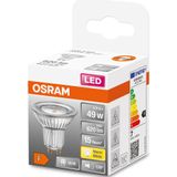 OSRAM LED reflectorlamp | Lampvoet: GU10 | Warm wit | 2700 K | 6,50 W | LED STAR PAR16 [Energie-efficiëntieklasse A+]
