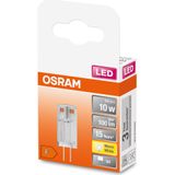 OSRAM LED PIN 12 V/LED-lamp: G4, 0,90 W, helder, warm wit, 2700 K