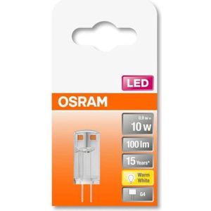OSRAM LED PIN 12V / G4 LED-lamp, 0,90W, warm wit, 2700K