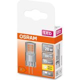 OSRAM LED-penlamp met G4-voet, warm wit (2700K), 12V laagspanningslamp, 2,6W, vervanger voor traditionele 28W-lamp [energieklasse F] [energieklasse F]