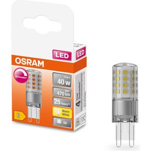 OSRAM 4058075432246 LED-lamp Energielabel E (A - G) G9 Ballon 4 W = 40 W Warmwit (Ø x l) 18 mm x 59 mm 1 stuk(s)