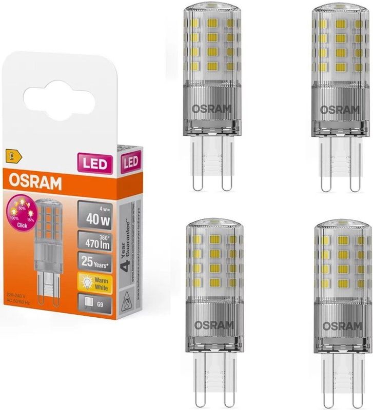 Osram - G9 Led Capsule - Warm Wit - 6 Stuks - 4W - 470 Lumen