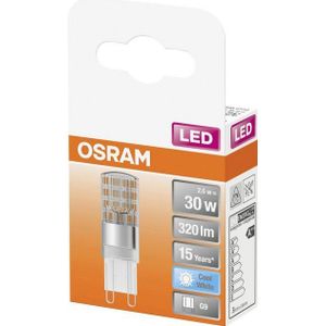 OSRAM LED PIN G9/ LED-lamp: G9, 2,60 W, helder, koel wit, 4000 K