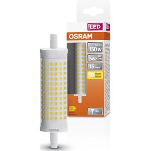 OSRAM 4058075432697 LED-lamp Energielabel E (A - G) R7s Ballon 19 W = 150 W Warmwit (Ø x l) 28 mm x 118 mm 1 stuk(s)