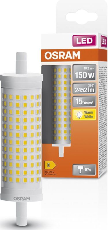 Osram - R7s Led Staaflamp - Warm Wit - 11,8 cm - 18,2 W - 2452 Lumen