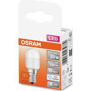 OSRAM LED SPECIAL T26 / LED lamp: E14, 2,30 W, mat, Stralingshoek: 160 , mooi daglicht, 6500 K