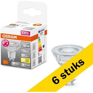 OSRAM Set van 4 led-spots | GU10-fitting | warm wit | 2700K | 4,50 W | komt overeen met 50 W | LED Superstar PAR16 GLOWdim