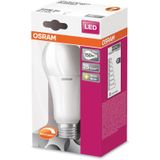 OSRAM dimbare LED-lamp met E27-basis, warm wit (2700K), klassieke lampvorm, 20W, vervanging voor 150W lamp, matte LED SUPERSTAR CLASSIC A