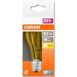 OSRAM LED lamp | Lampvoet: E27 | Geel | 2200 K | 2,50 W | helder | LED STAR DÉCOR CLASSIC A [Energie-efficiëntieklasse A++]