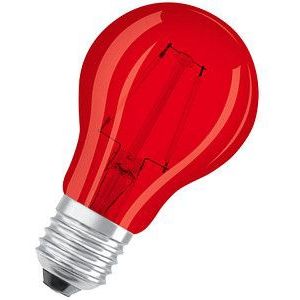 OSRAM 4058075433946 LED-lamp Energielabel G (A - G) E27 Peer 2.5 W = 15 W Rood (Ø x l) 60 mm x 105 mm 1 stuk(s)