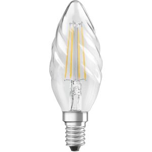 OSRAM LED lamp | Lampvoet: E14 | Warm wit | 2700 K | 4 W | helder | LED Retrofit CLASSIC BW [Energie-efficiëntieklasse A++]