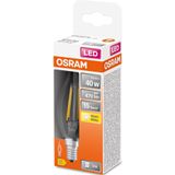 OSRAM Ledlamp | Fitting: E14 | Warm wit | 2700K | 4W | komt overeen met 40W | helder | LED Retro fit CLASSIC BA