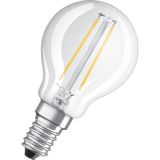 OSRAM LED lamp | Lampvoet: E14 | Warm wit | 2700 K | 1,50 W | helder | LED Retrofit CLASSIC P [Energie-efficiëntieklasse A++]