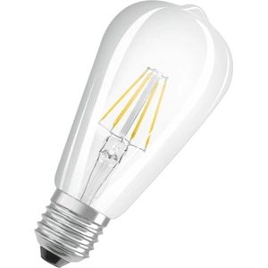 OSRAM LED lamp | Lampvoet: E27 | Warm wit | 2700 K | 4 W | helder | LED Retrofit CLASSIC ST [Energie-efficiëntieklasse A++]