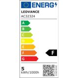 OSRAM LED-lamp, Fitting: E27, Warm wit, 2700 K, 5 W, gelijk aan 40 W, LED Retrofit CLASSIC B DIM