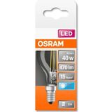 OSRAM LED-lampen | fitting: E14 | koud wit | 4000 K | 4 W | komt overeen met 40 W | LED Retrofit Classic P