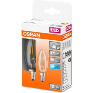 OSRAM Ledlamp | Fitting: E14 | Koel wit | 4000 K | 4W | komt overeen met 40 W | LED Retrofit CLASSIC B