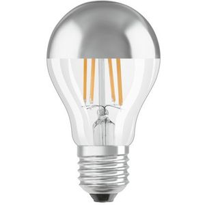 OSRAM Ledlampen, filament-stijl led-technologie, peervorm, zilver, 1 stuk (1 stuk)