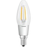 OSRAM LED lamp | Lampvoet: E14 | afstembaar Warm wit | 2200…2700 K | 4,50 W | helder | LED SUPERSTAR CLASSIC B GLOWdim [Energie-efficiëntieklasse A++] | 4 stuks