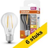 OSRAM LED lamp | Lampvoet: E27 | afstembaar Warm wit | 2200…2700 K | 7 W | helder | LED Retrofit CLASSIC A GLOWdim [Energie-efficiëntieklasse A++] | 4 stuks