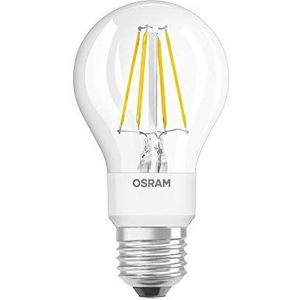 6x Osram LED lamp E27 | Peer A60 | GlowDim | Filament | 2200-2700K | Dimbaar |  4W (40W)