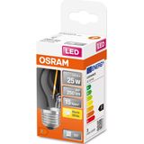 OSRAM LED lamp | Lampvoet: E27 | Warm wit | 2700 K | 2,50 W | helder | LED Retrofit CLASSIC P [Energie-efficiëntieklasse A++]