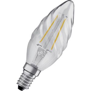 OSRAM 4058075436565 LED-lamp Energielabel F (A - G) E14 Gedraaide kaars 2.5 W = 25 W Warmwit (Ø x l) 35 mm x 100 mm 1 stuk(s)