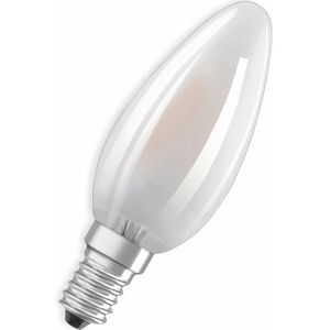 Osram - Filament led Lampe mit E14 Sockel, Warmweiss (2700K), Kerzenform, 2.5W, Ersatz für 25W-Glühbirne, matt, led Retrofit classic b