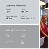 Osram - LED Retrofit Classic B - LED-lamp - Transparant - 15.000 Uur