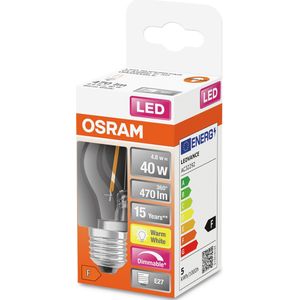 Osram LED lamp E27 | Kogel P45 | Filament | Helder | 2700K | Dimbaar | 4.8W (40W)