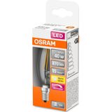 OSRAM 4058075437043 LED-lamp Energielabel F (A - G) E14 Kaars 4.8 W = 40 W Warmwit (Ø x l) 35 mm x 97 mm 1 stuk(s)