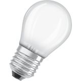 OSRAM Filament LED Lampe mit E27 Sockel, Warmweiss (2700K), Tropfenform, 4W, Ersatz für 40W-Glühbirne, matt, LED Retrofit CLASSIC P