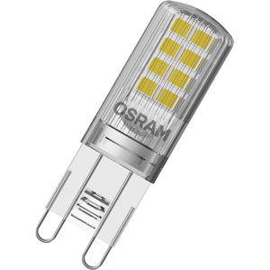 Osram ledbasis pin G9, set van 3 ledlampen met G9-fitting, 2,60 W = 30 W gloeilamp, helder, warm wit, 2700 K