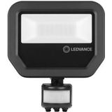 Ledvance - Straler LED 20W 2400 Lumen Koel wit Ip65 Pir - Zwart