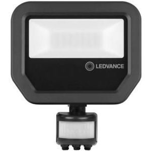 Ledvance FLOODLIGHT SENSOR zwart LUMINAIRE LED FLOODLIGHT 20W NW 4000K 2400LM IP65 + MOTION/licht SENSOR AL